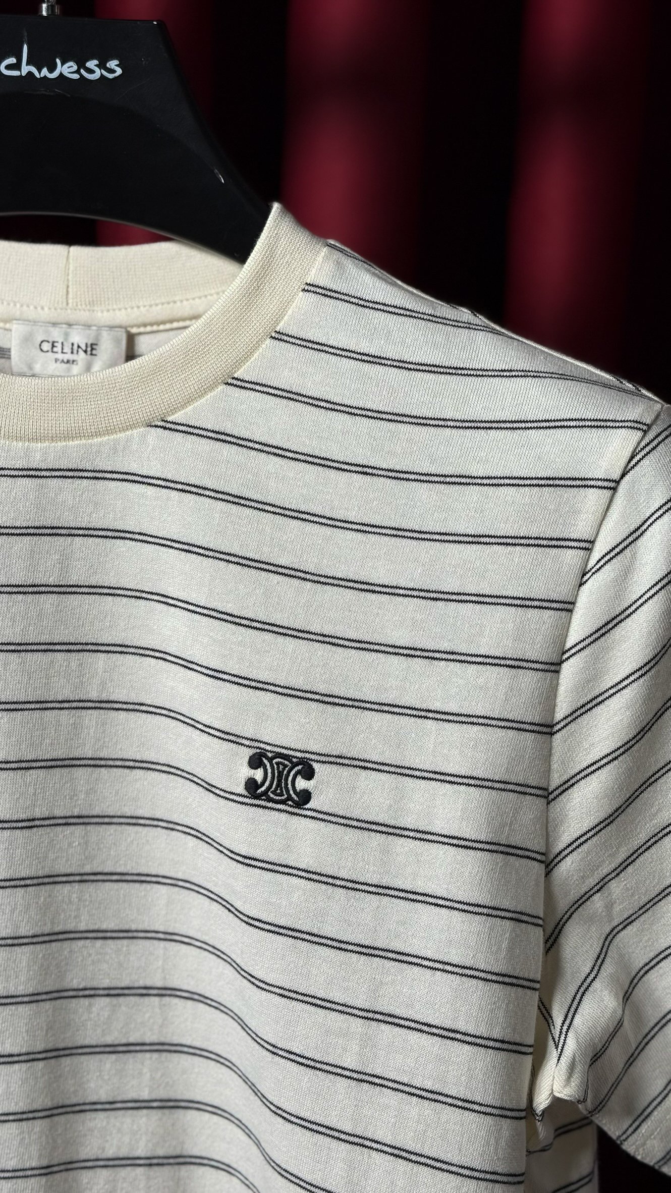 Logo Detaylı YatayÇizgili T-shirt