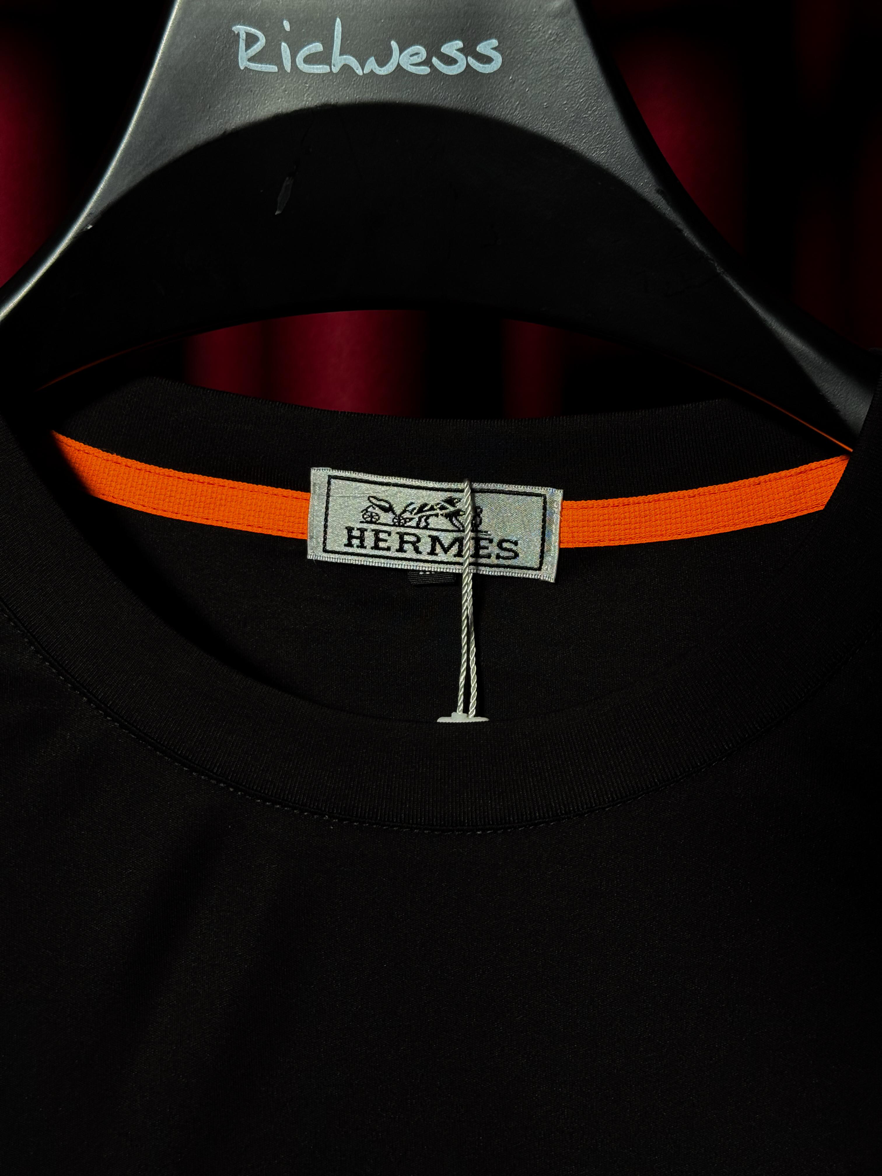 İthal Merserize Siyah Erkek T-shirt