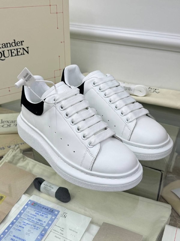 Oversize Süet Detaylı Beyaz Erkek Deri Sneaker