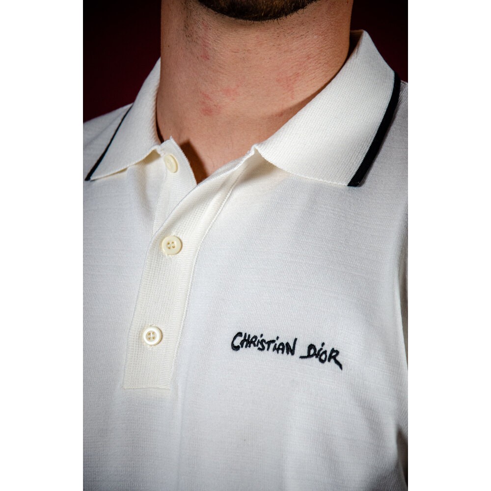 Nakış Logo Detaylı Erkek Triko Polo T-shırt NW