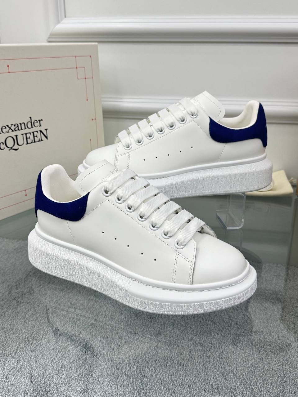 Oversize Beyaz Erkek Deri Sneaker