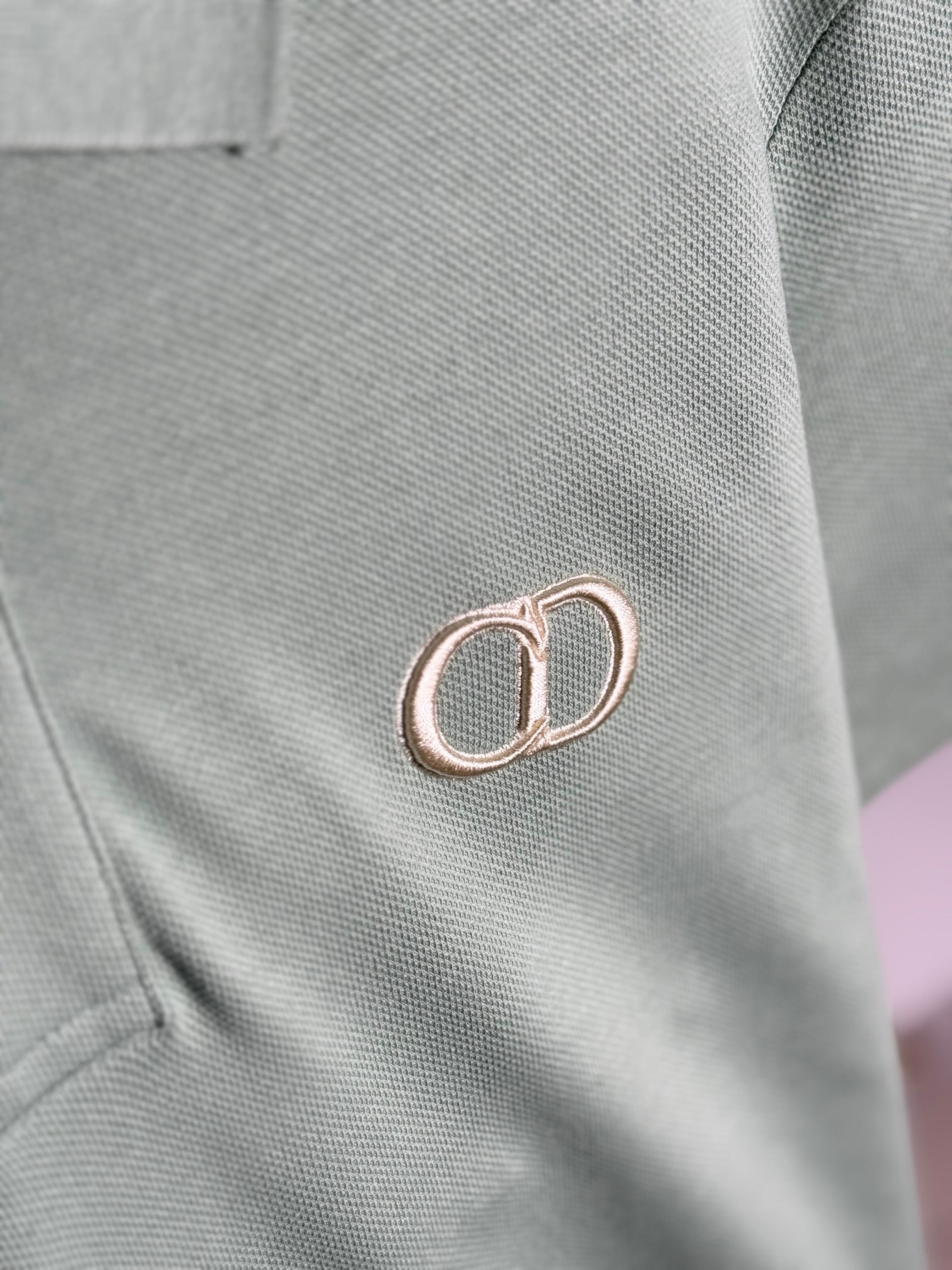 Nakış Logo Detaylı Mint Yeşili Polo Yaka T-shirt