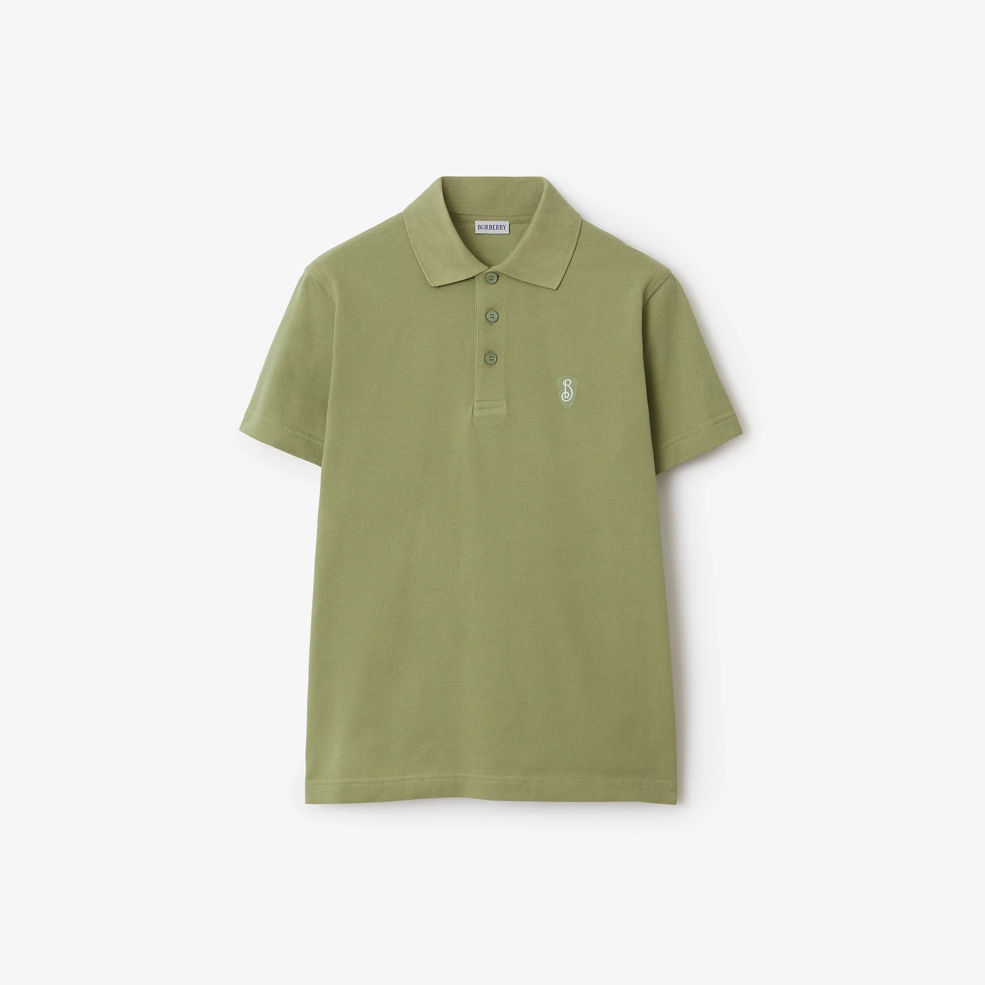 Yeşil Logo Detaylı Erkek Polo T-shirt NW
