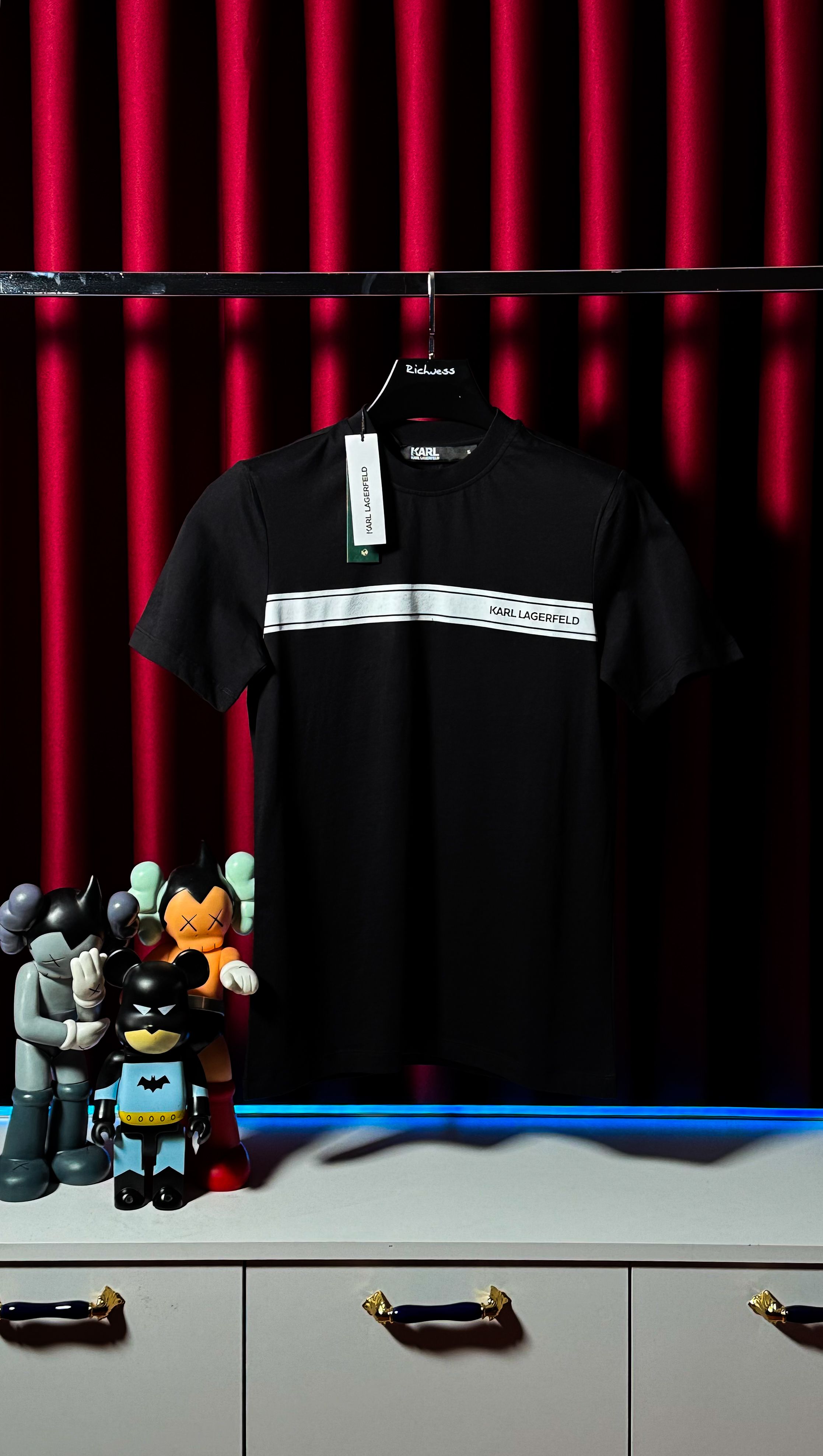 Logo Baskılı Siyah Erkek T-shirt