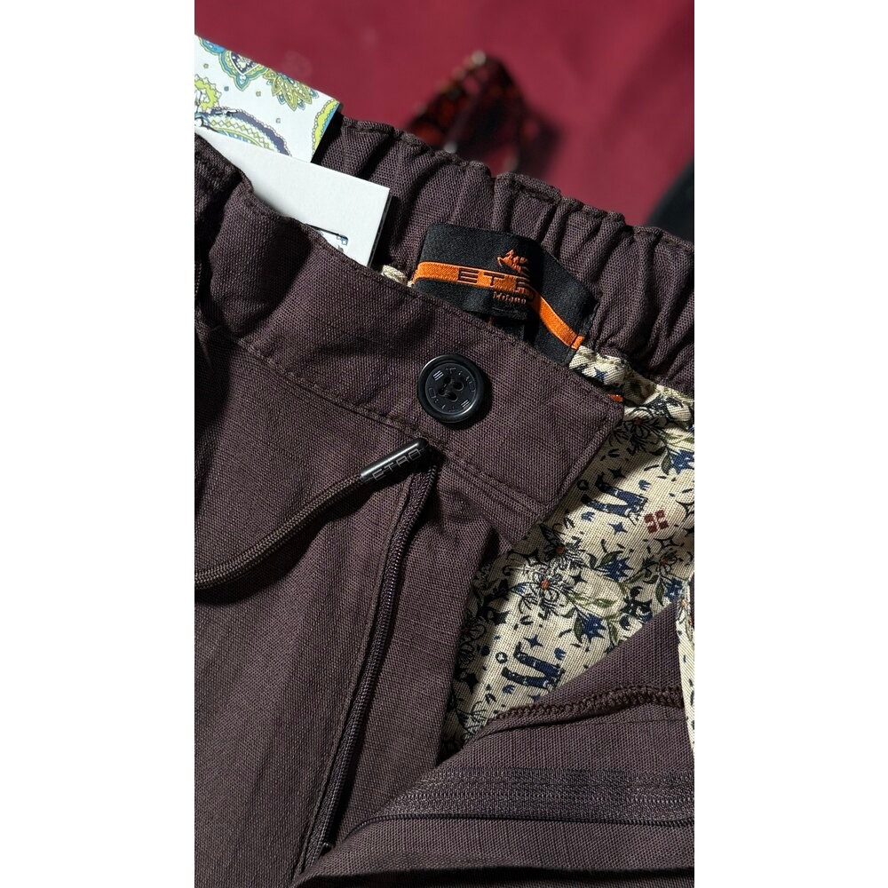 Acı Kahve Keten Pantalon