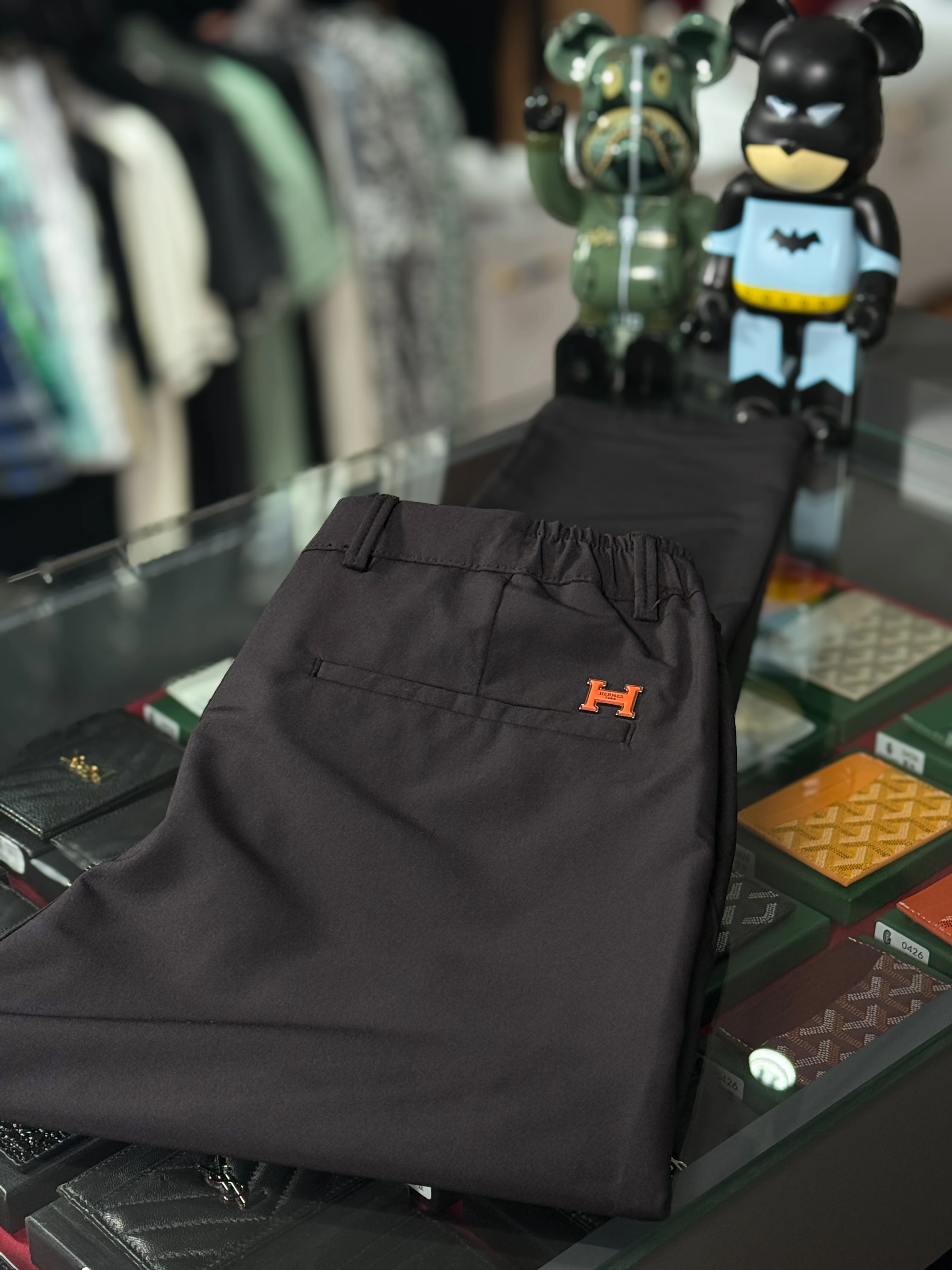 İthal Siyah Jogger Pantalon