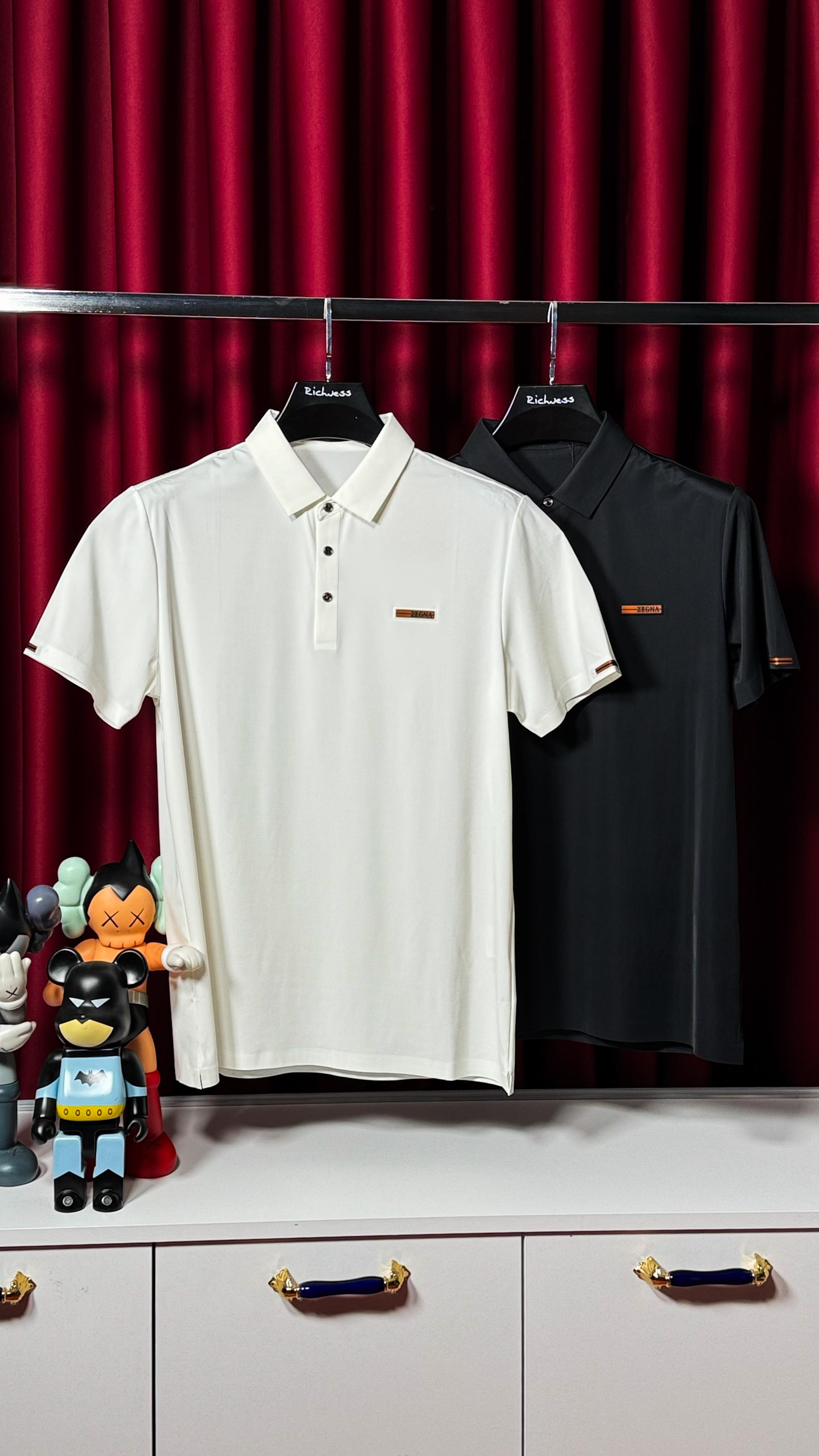 İthal Nakış Logo Detaylı Beyaz Polo Yaka T-shirt