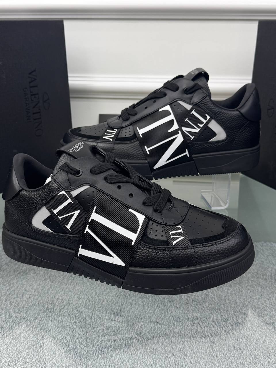 Logo Detaylı Deri Erkek Sneaker