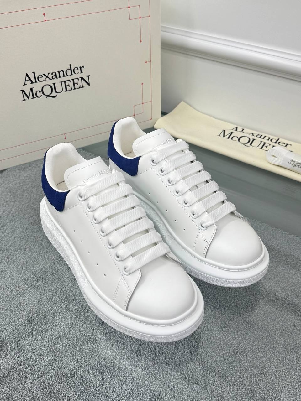 Oversize Beyaz Erkek Deri Sneaker