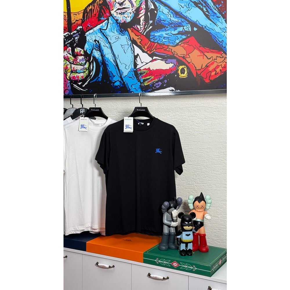 Nakış Logo Detaylı Siyah Erkek T-shirt