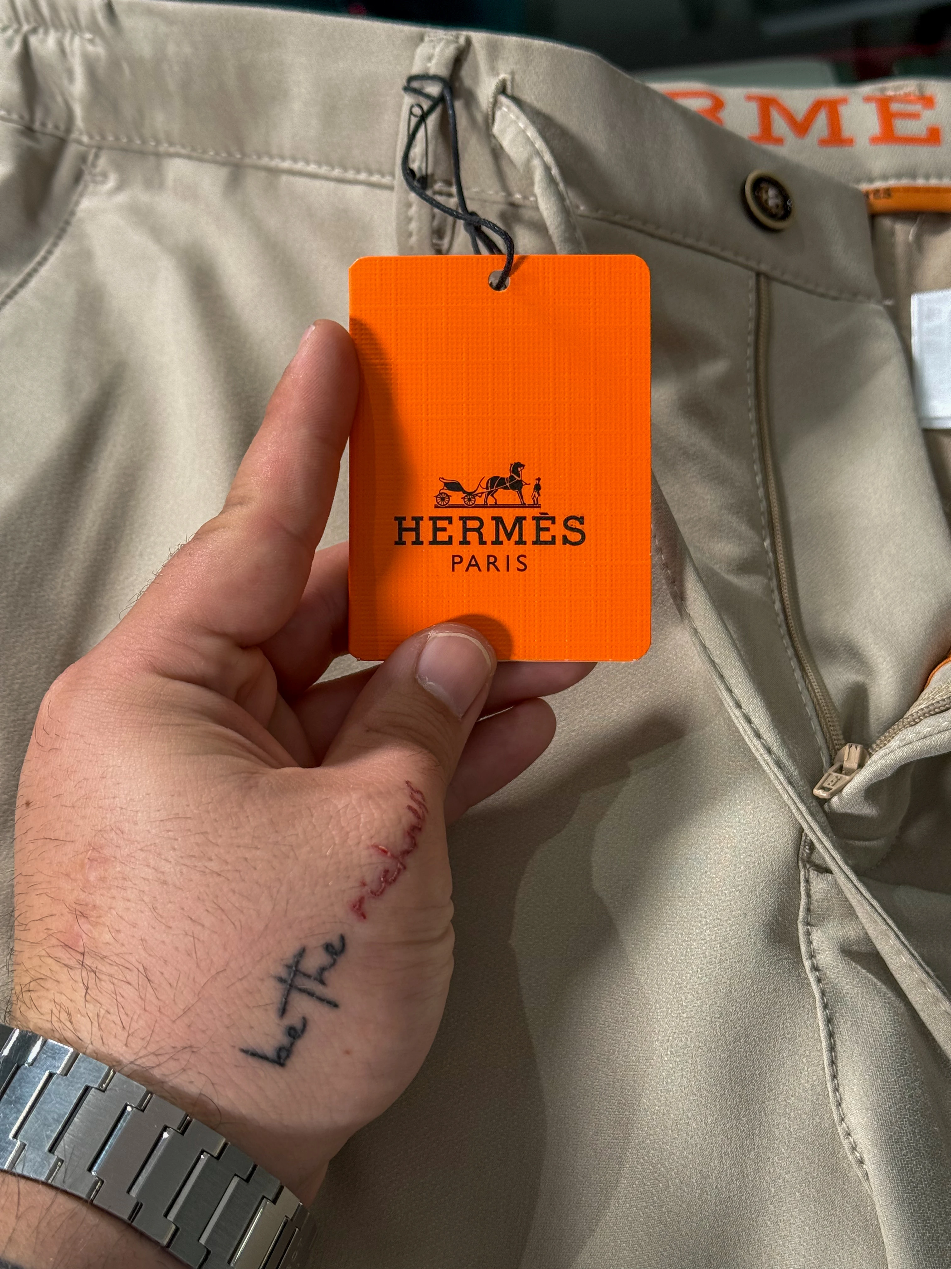 İthal Bej Jogger Pantalon