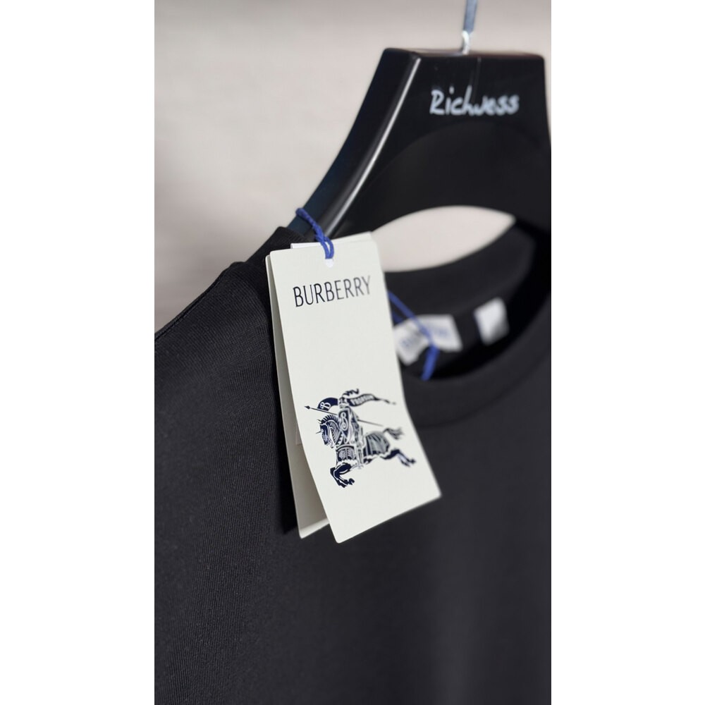Nakış Logo Detaylı Siyah Erkek T-shirt