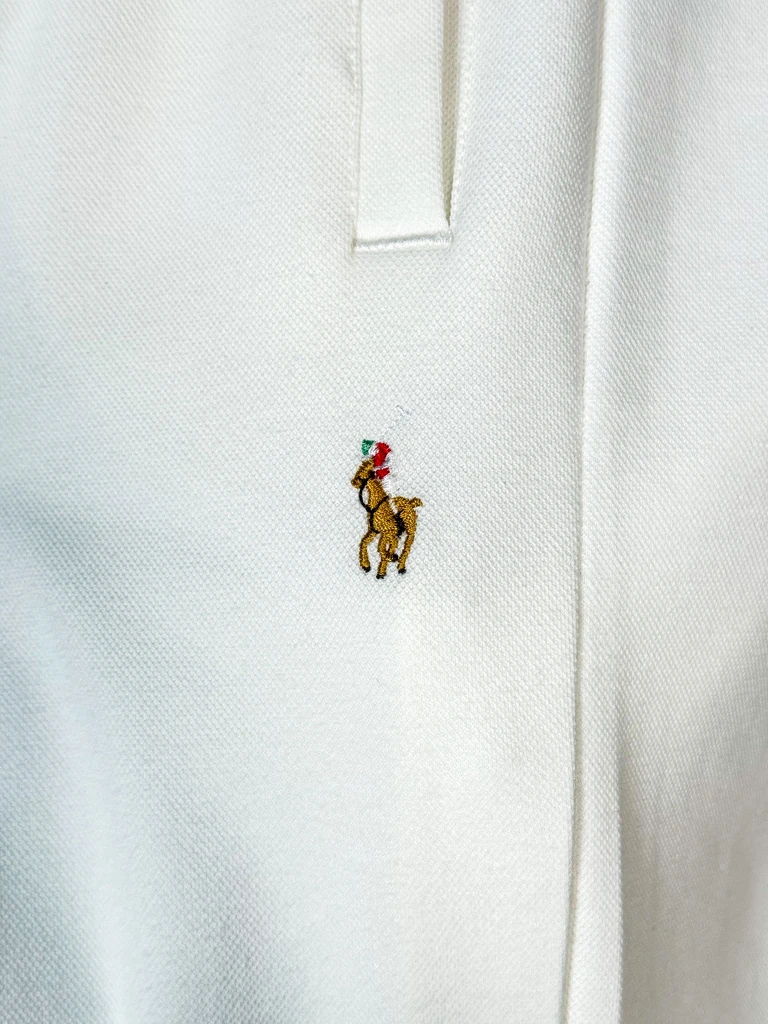 Nakış Logo Detaylı Beyaz Eşofman Takımı