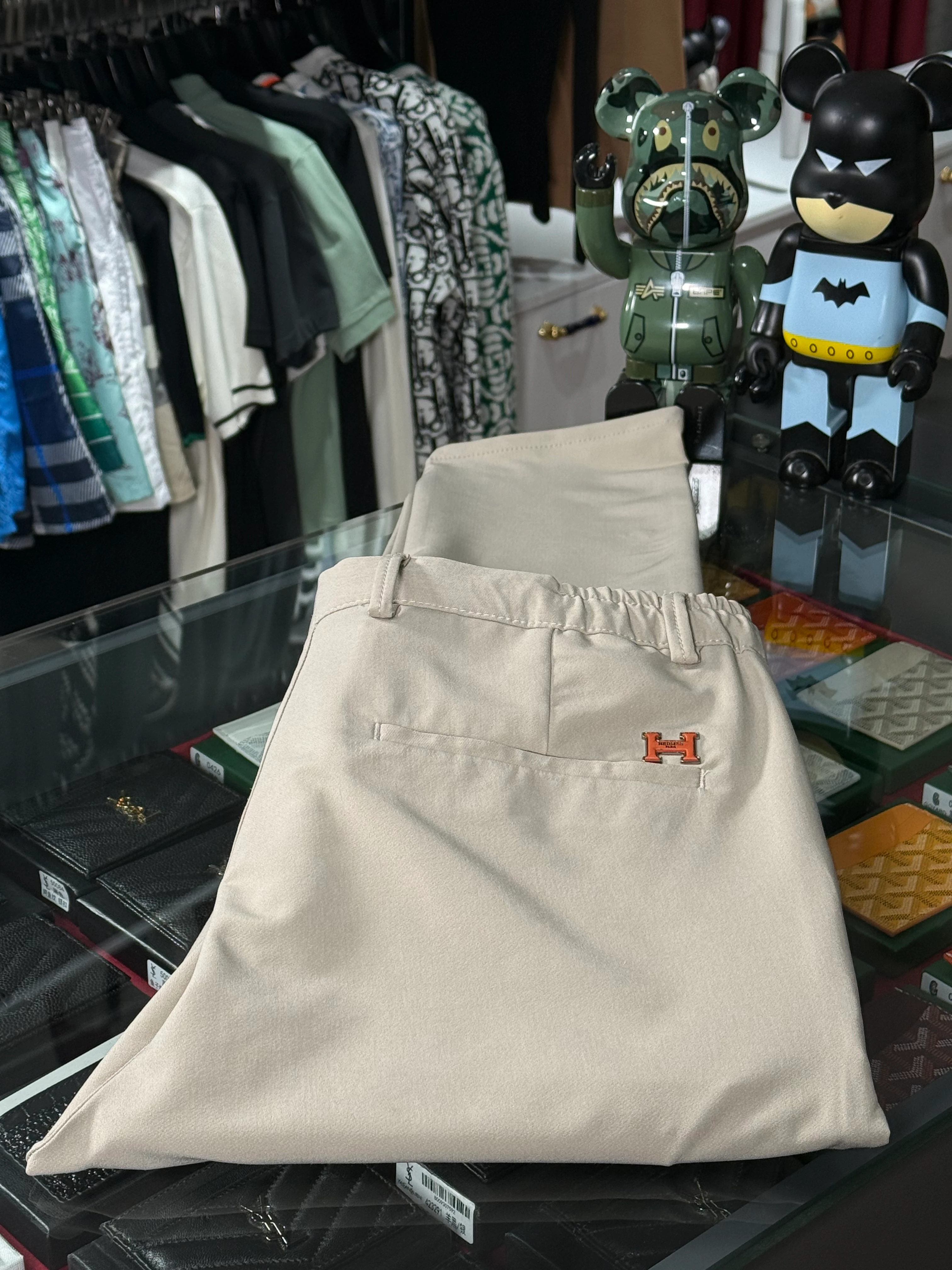 İthal Bej Jogger Pantalon