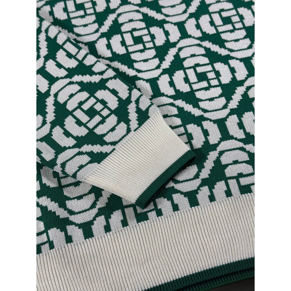 Logo Detaylı Erkek Triko Kazak