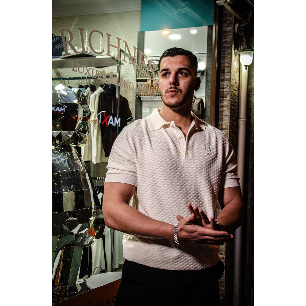 DG Nakış Logo Detaylı Erkek Polo T-shirt NW