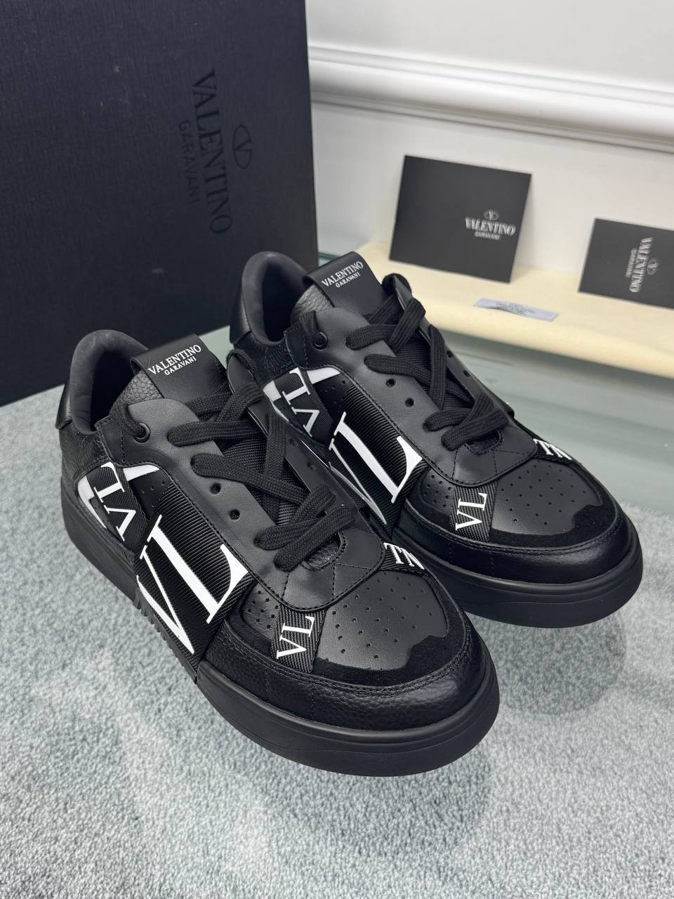 Logo Detaylı Deri Erkek Sneaker