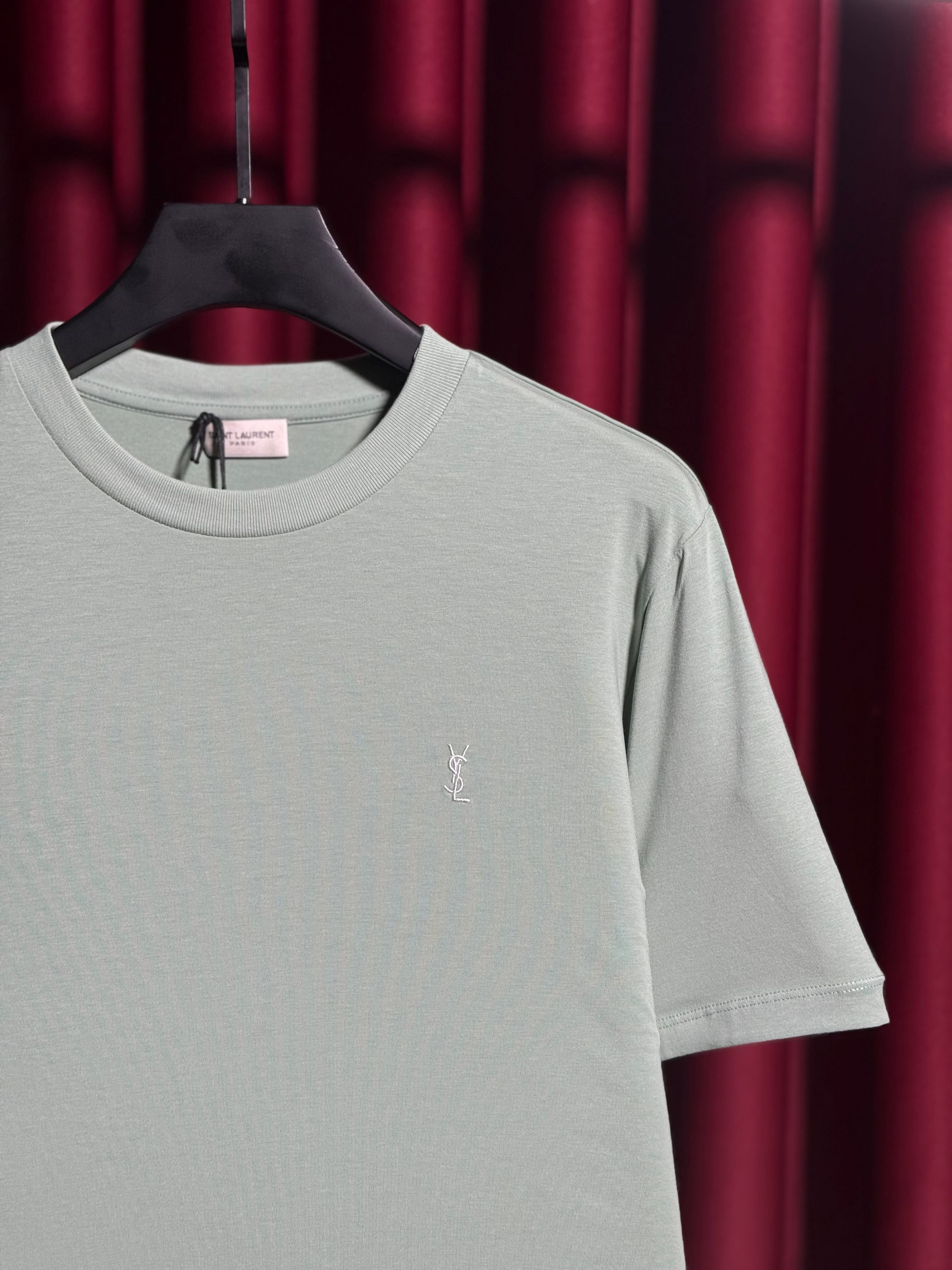 Nakış Logo Detaylı Yeşil Erkek T-shirt