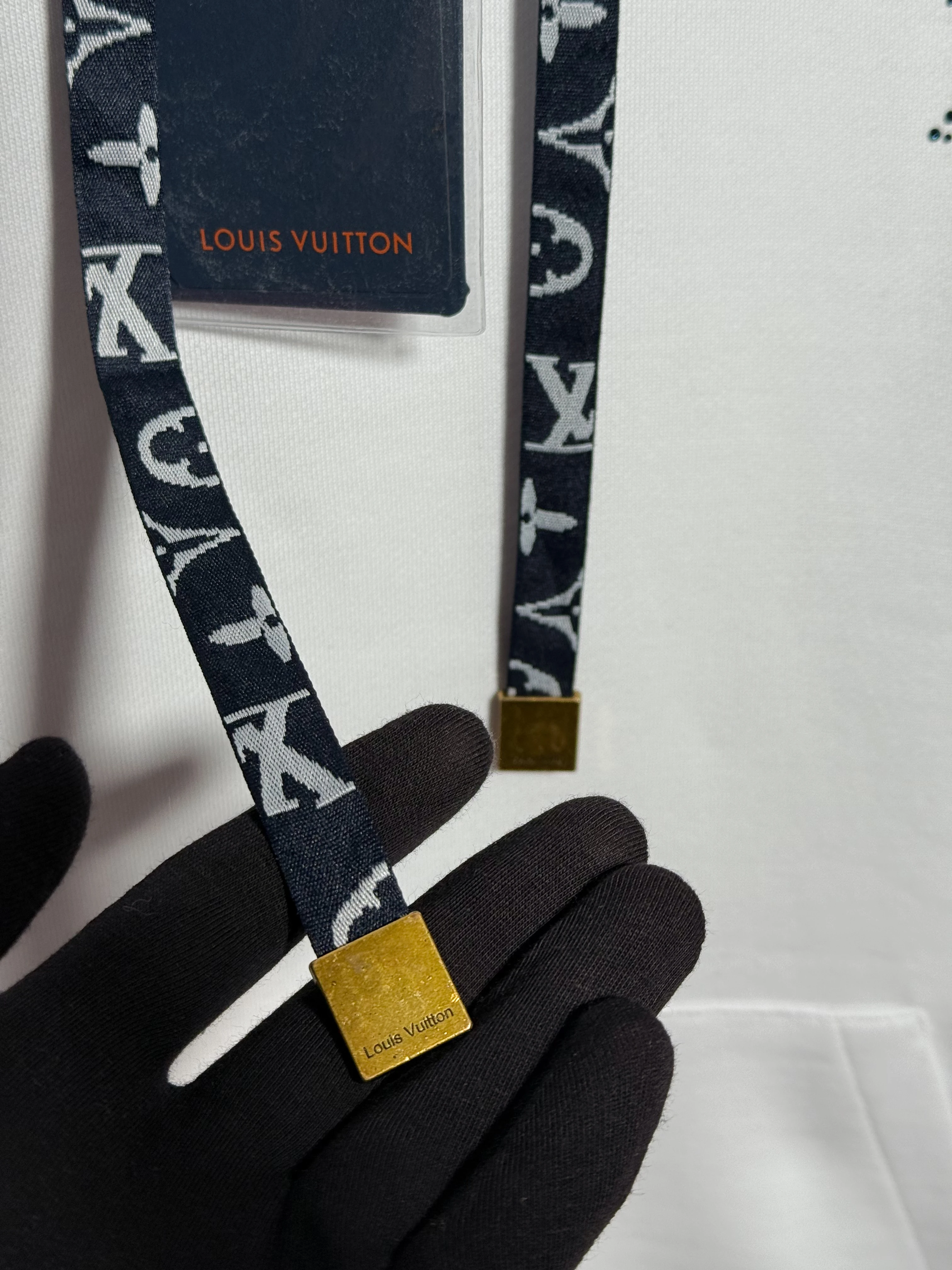 Monogram Desenli Beyaz Erkek Kapşonlu Sweatshirt