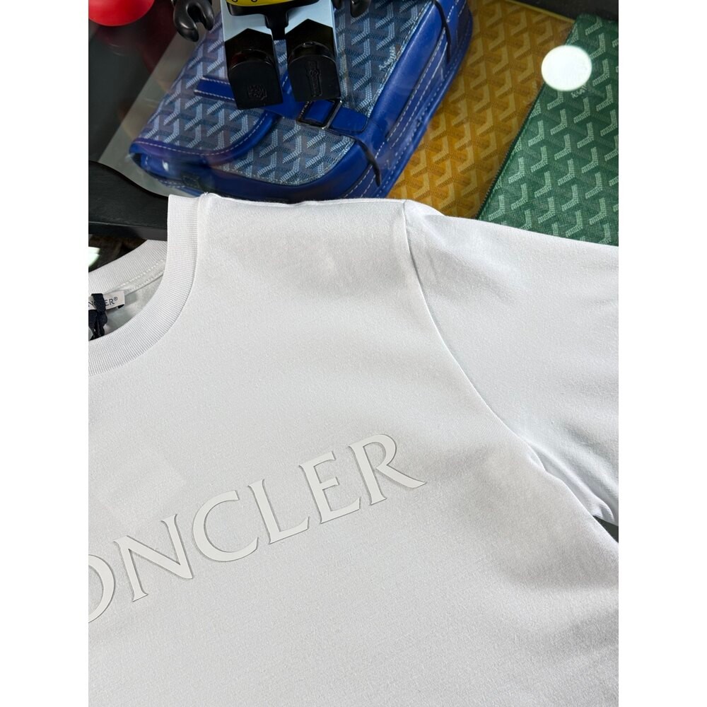 Logo Baskılı Beyaz Erkek T-shirt