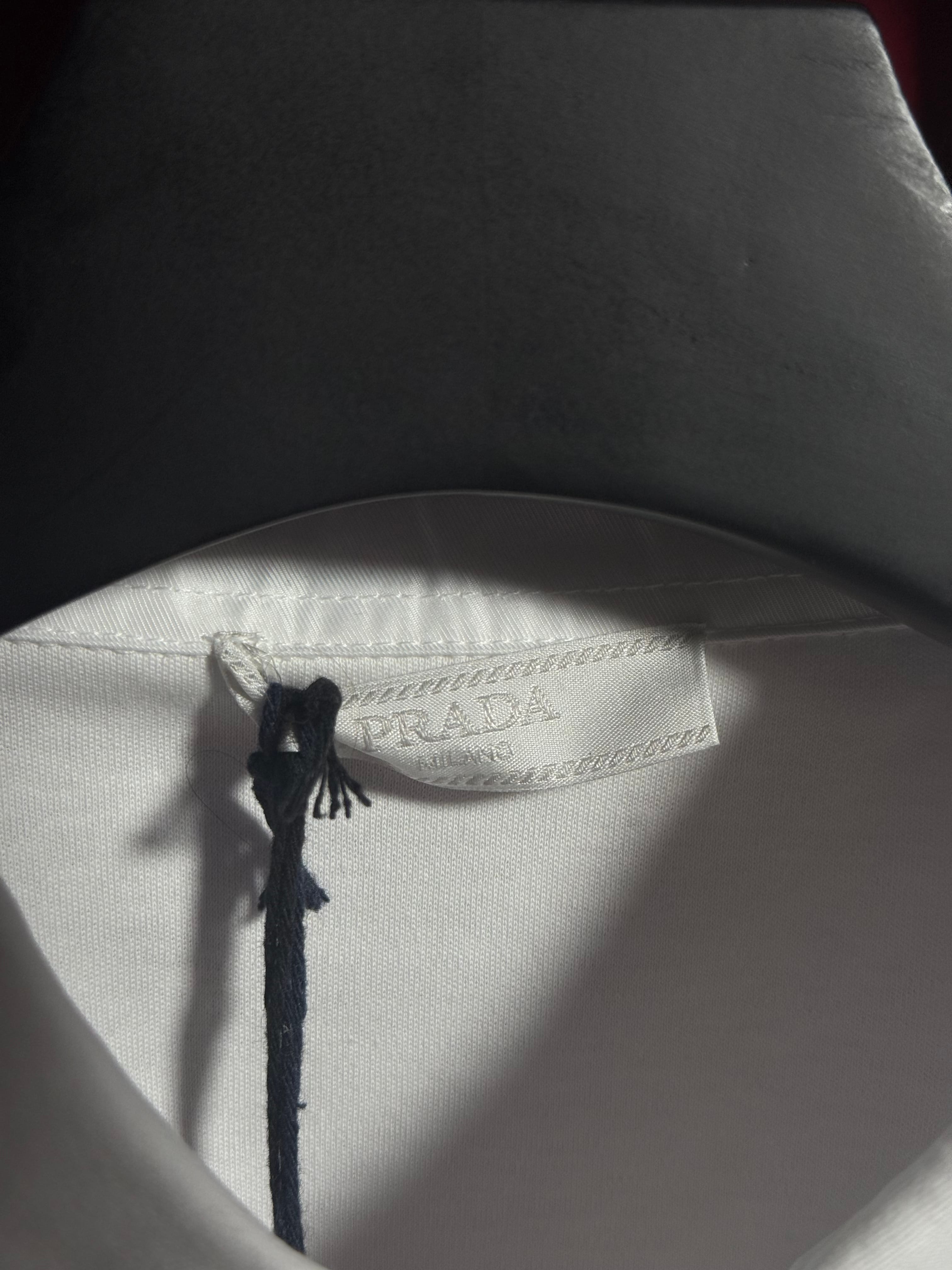 İthal Merserize Beyaz Logo Detaylı Polo T-shirt