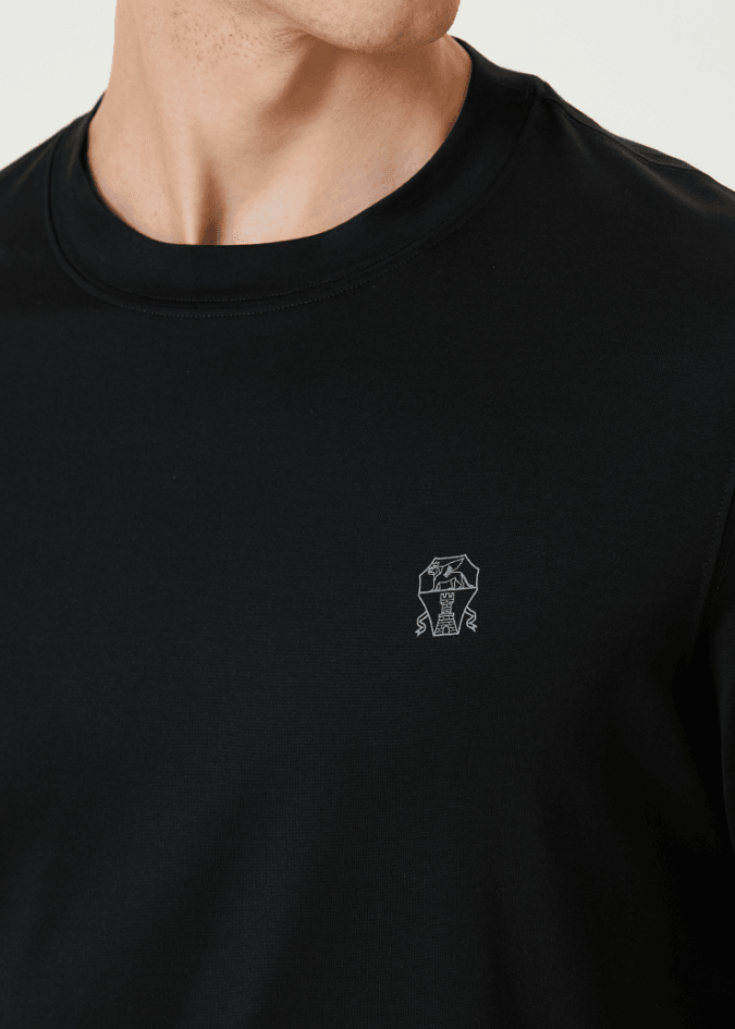 Erkek Logo Baskılı T-shirt