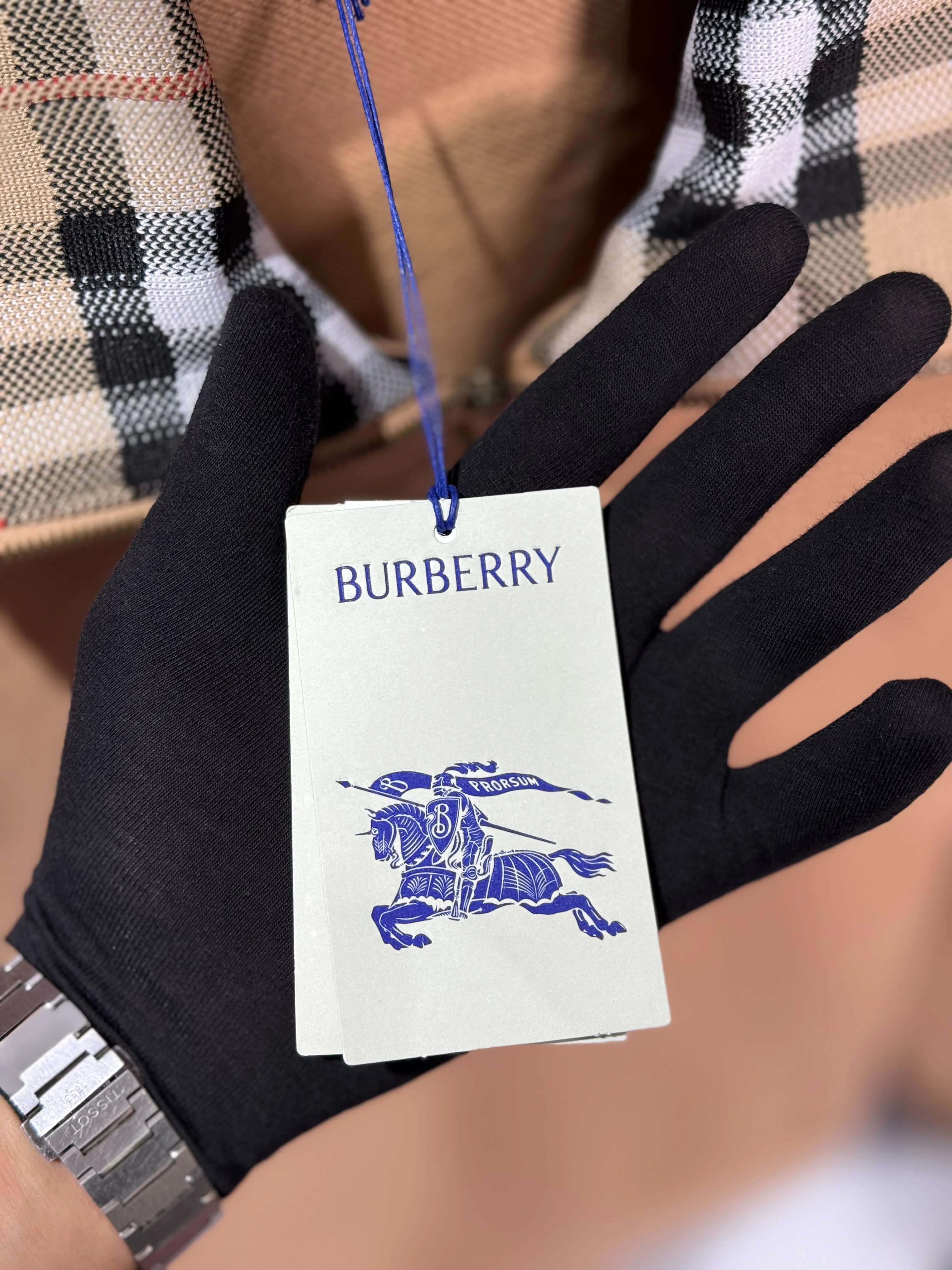 Ekose Desenli Yarım Fermuarlı Sweatshirt