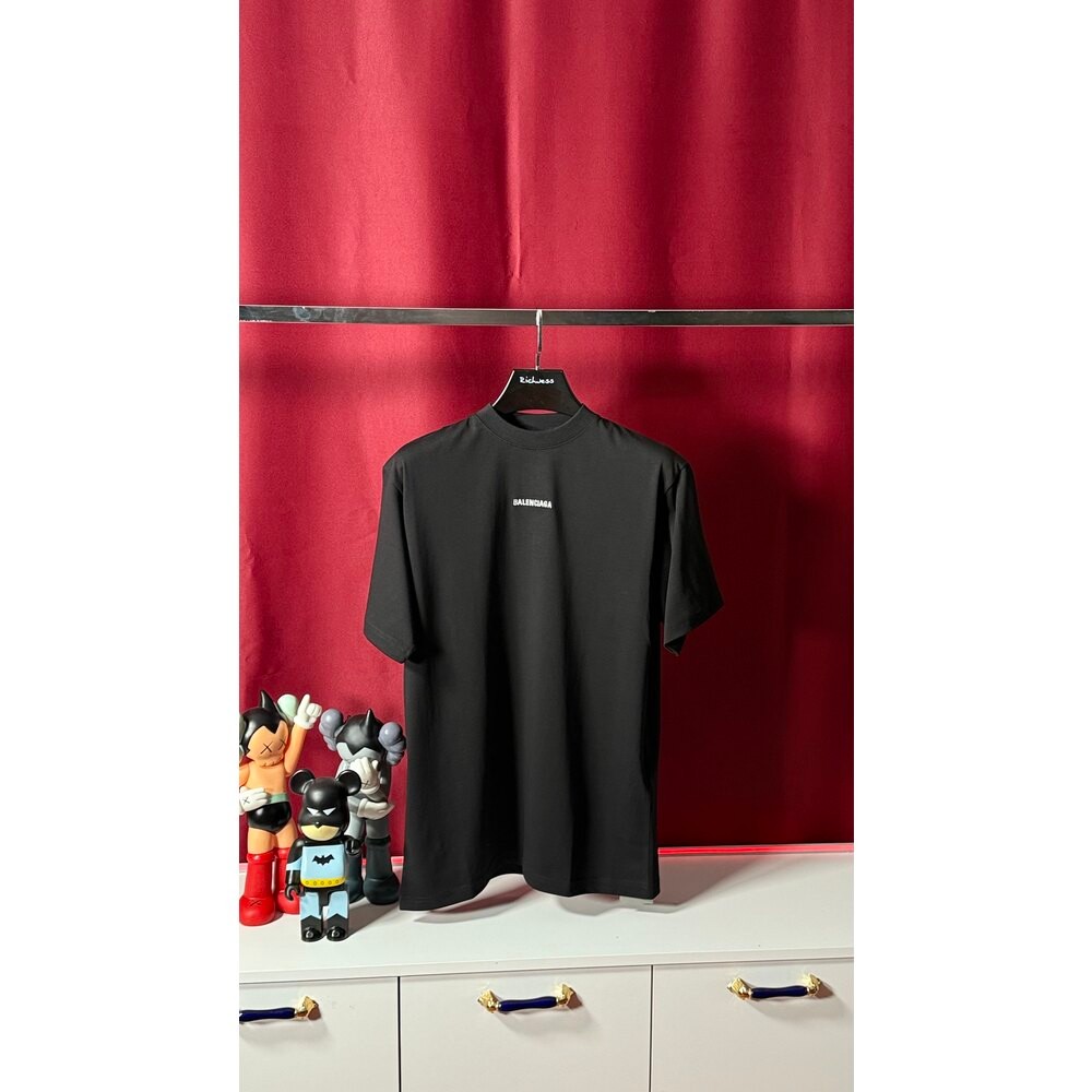 Logo Nakış İşlemeli Oversize Erkek T-shirt NW