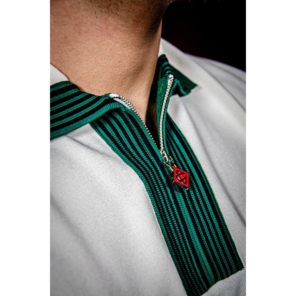 Tenis Club Yarım Fermuarlı Erkek Polo T-shirt NW