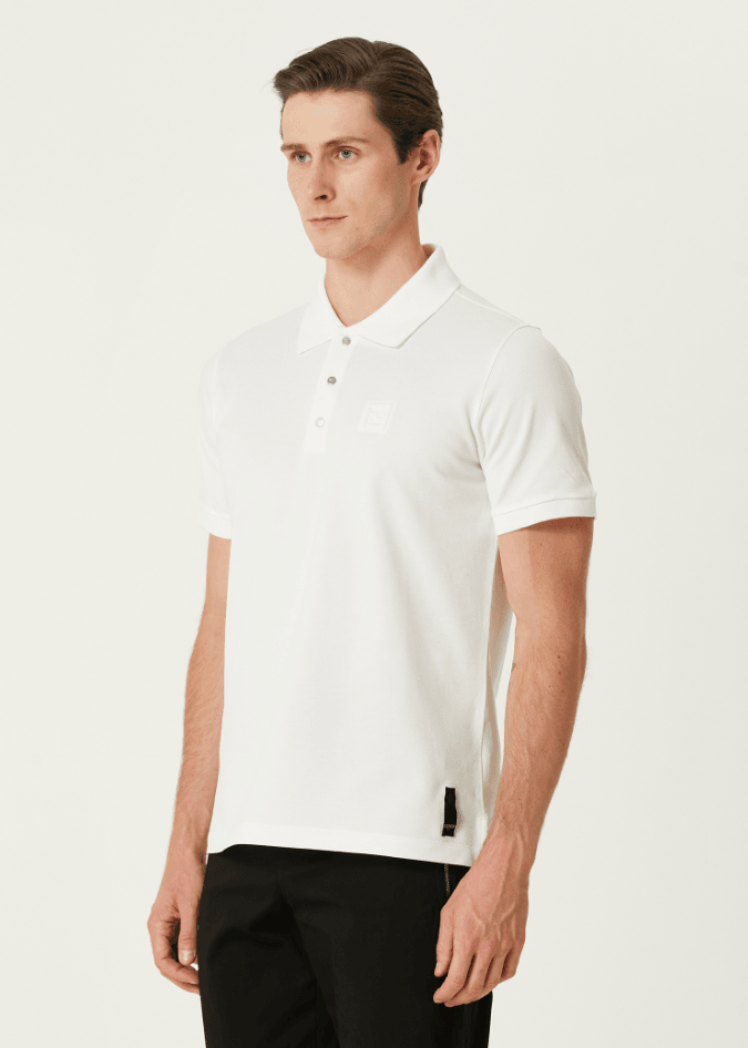 FF Logo Nakışlı Erkek Polo T-shirt