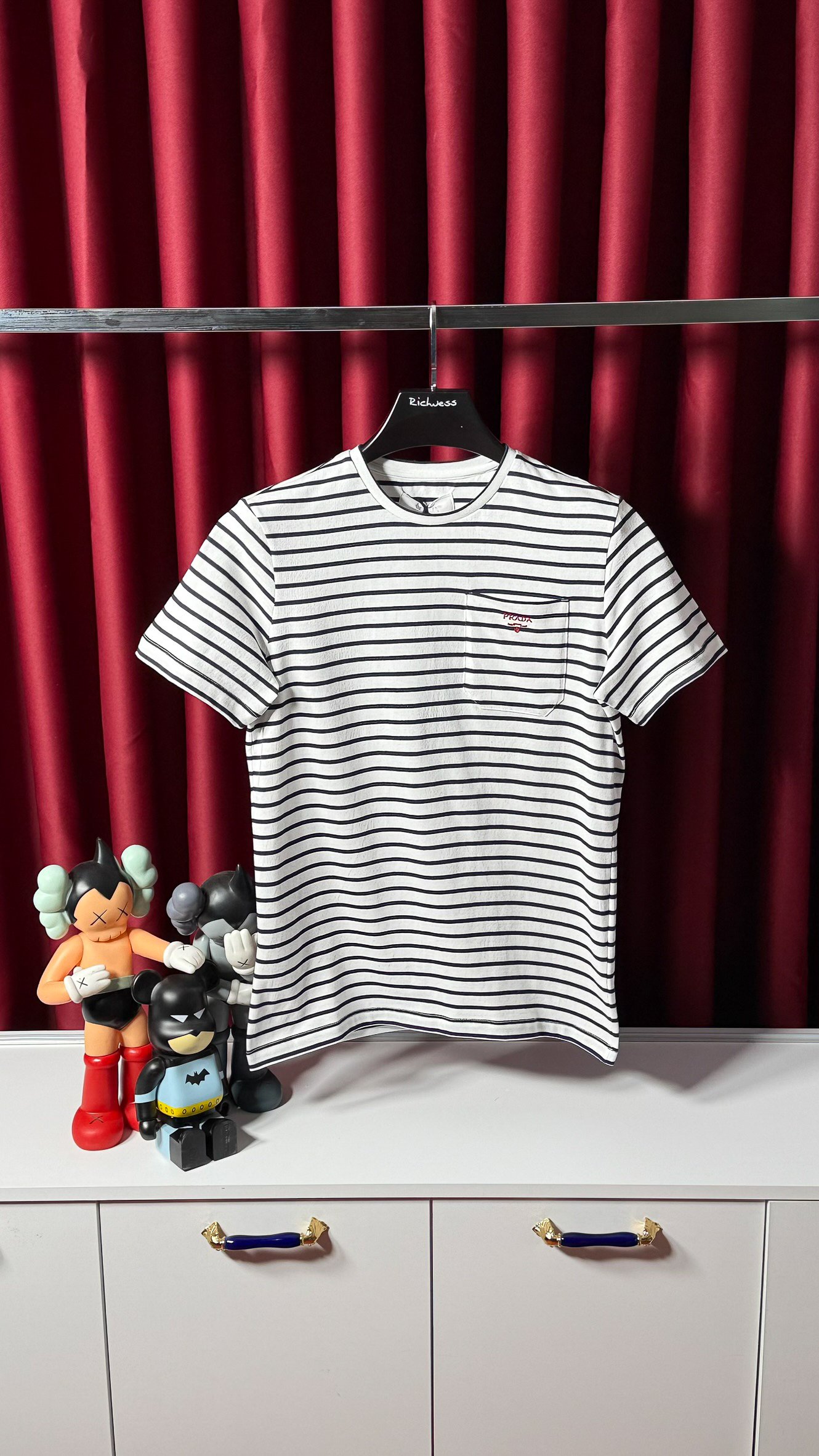Logo Detaylı Yatay Çizgili T-shirt
