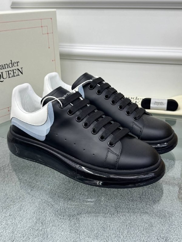 Oversize Siyah Erkek Deri Sneaker