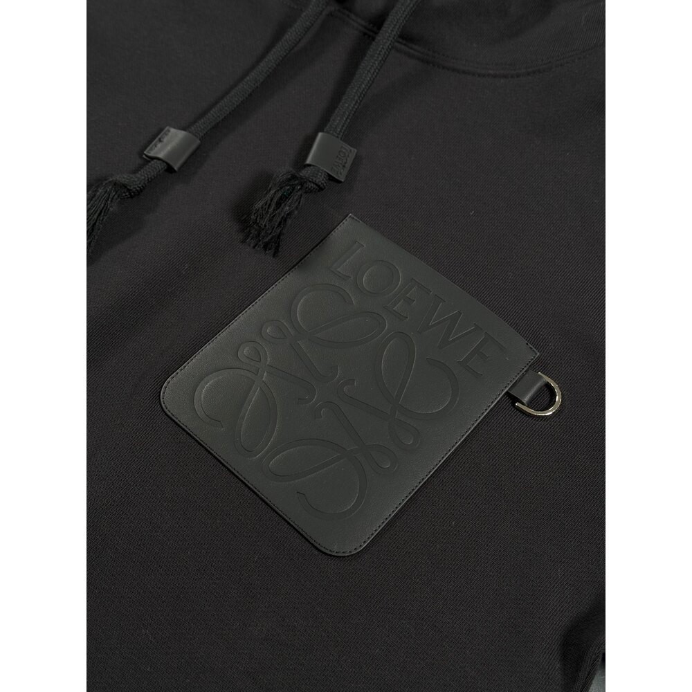 Cep Logo Detaylı Kapşonlu Sweatshirt