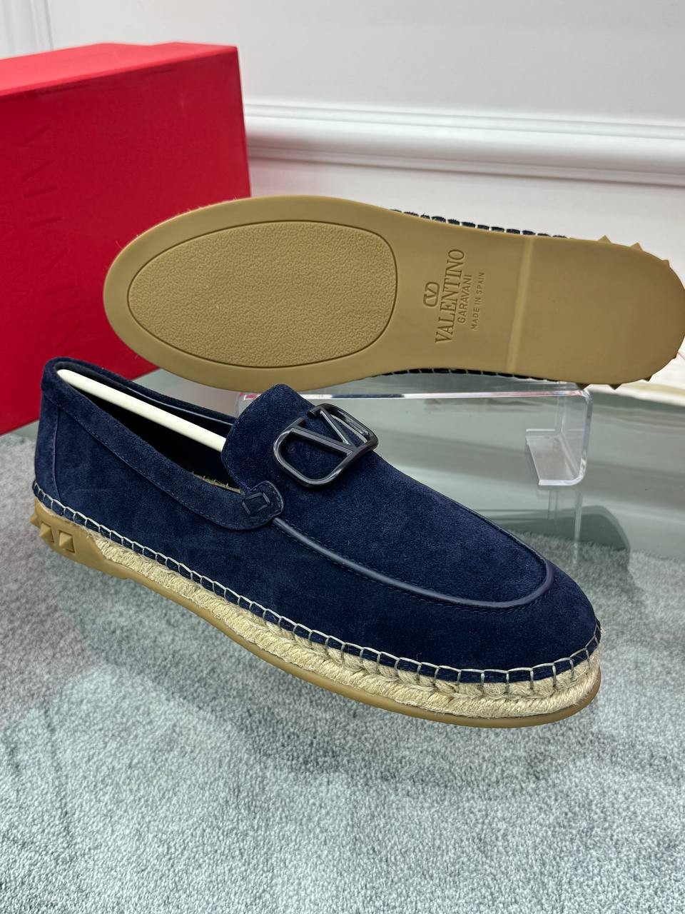 Lacivert Nubuk Erkek Loafer