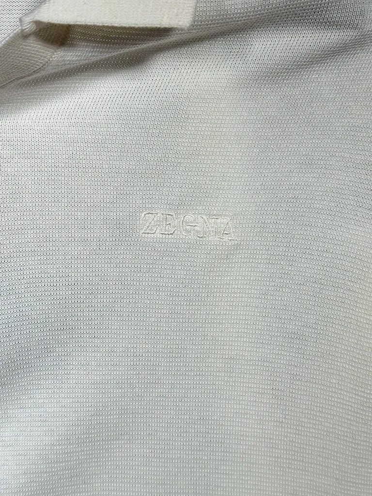 Polo Yaka Beyaz Erkek Triko