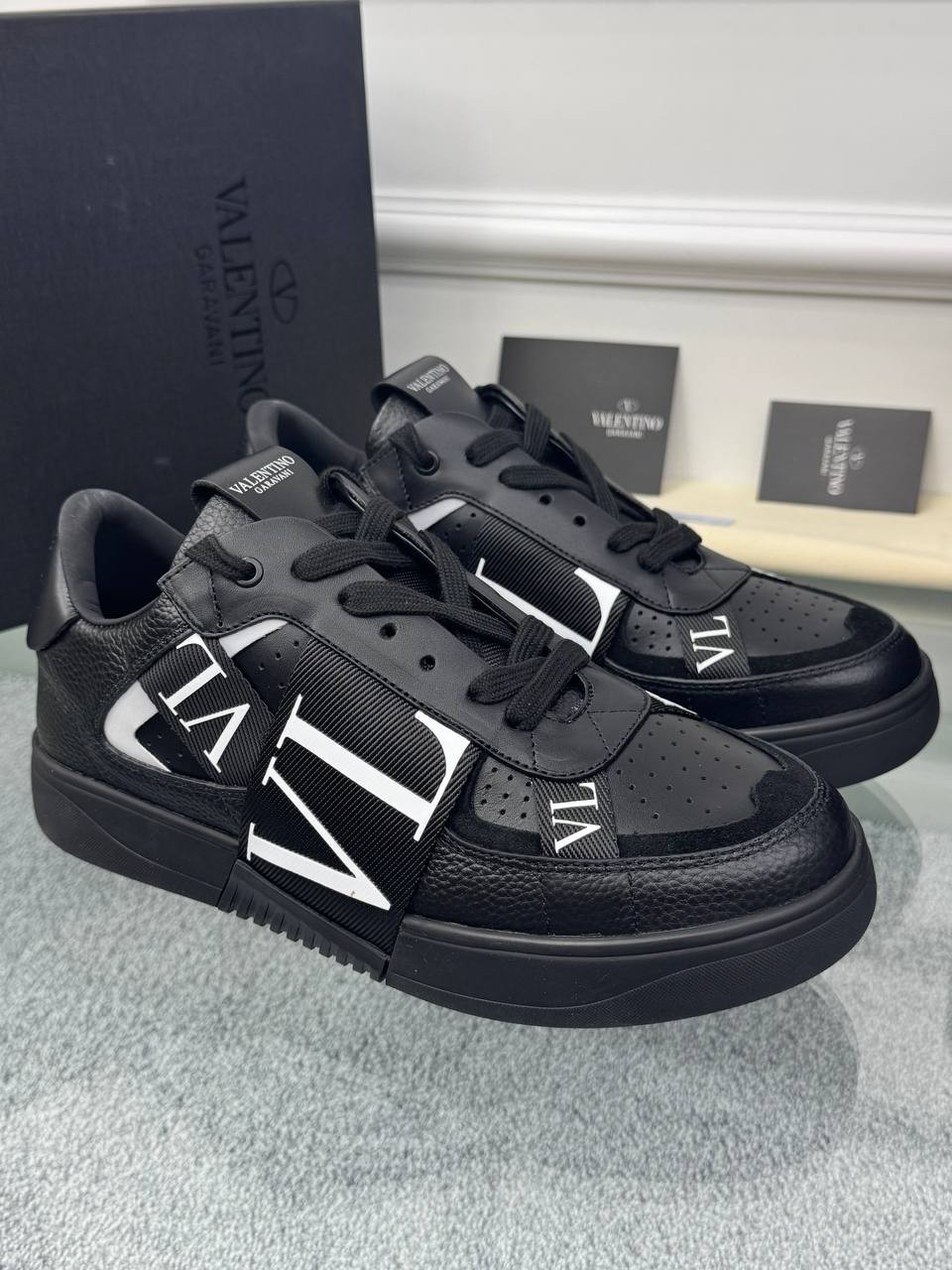 Logo Detaylı Deri Erkek Sneaker
