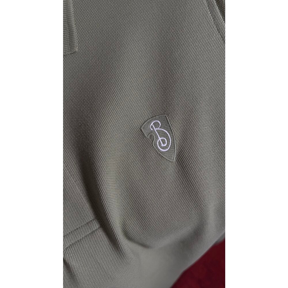 Yeşil Logo Detaylı Erkek Polo T-shirt NW