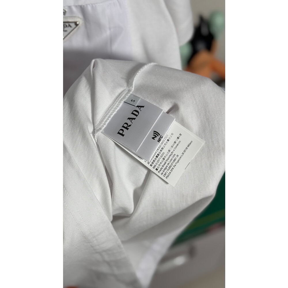 Paraşüt Cep Detaylı Beyaz Erkek T-shirt NW