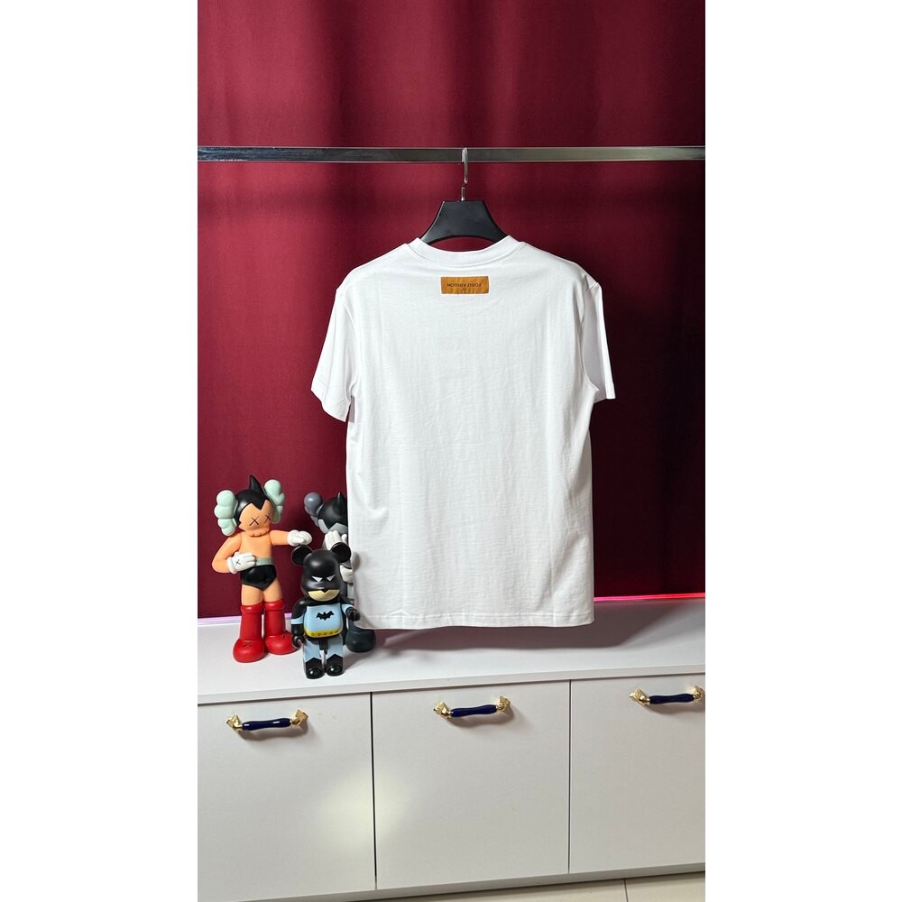 Nakış Logo Detaylı Beyaz Erkek T-shirt NW