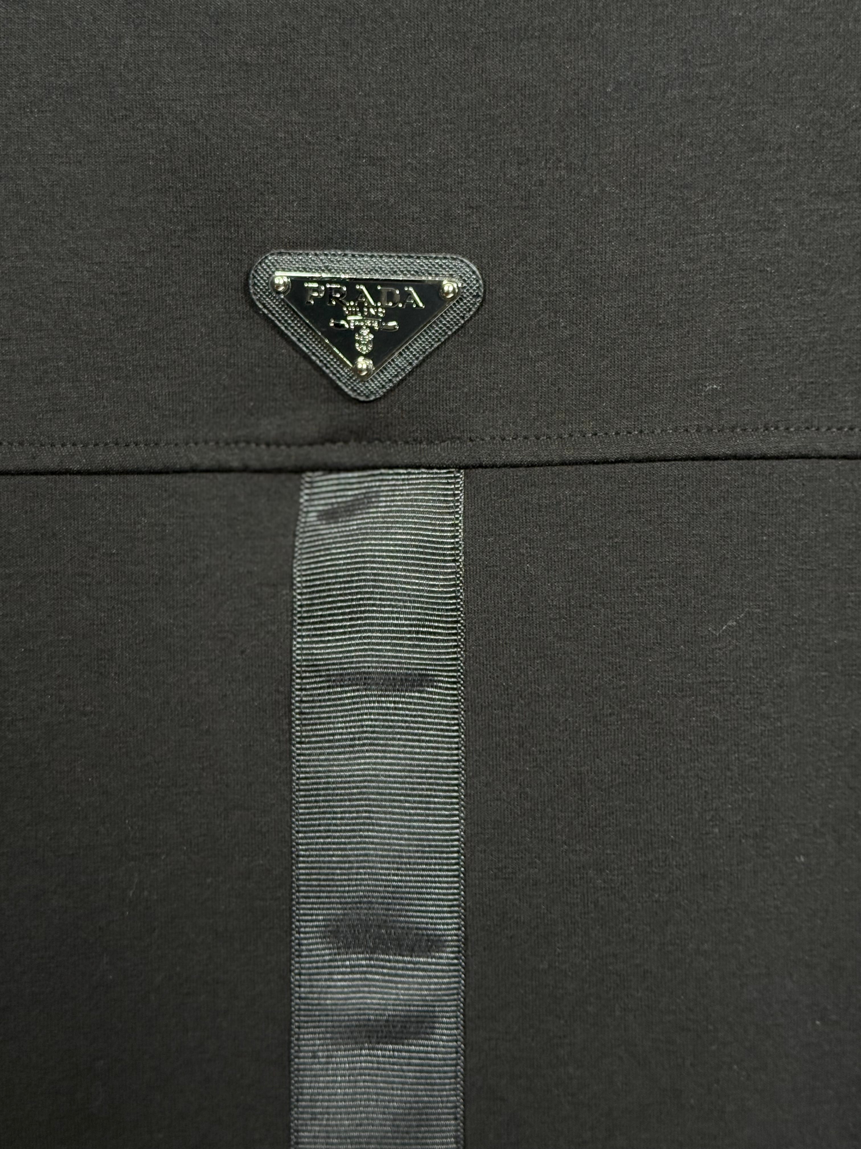 Arkada Metal Logo Detaylı Siyah Erkek Merserize Sweatshirt
