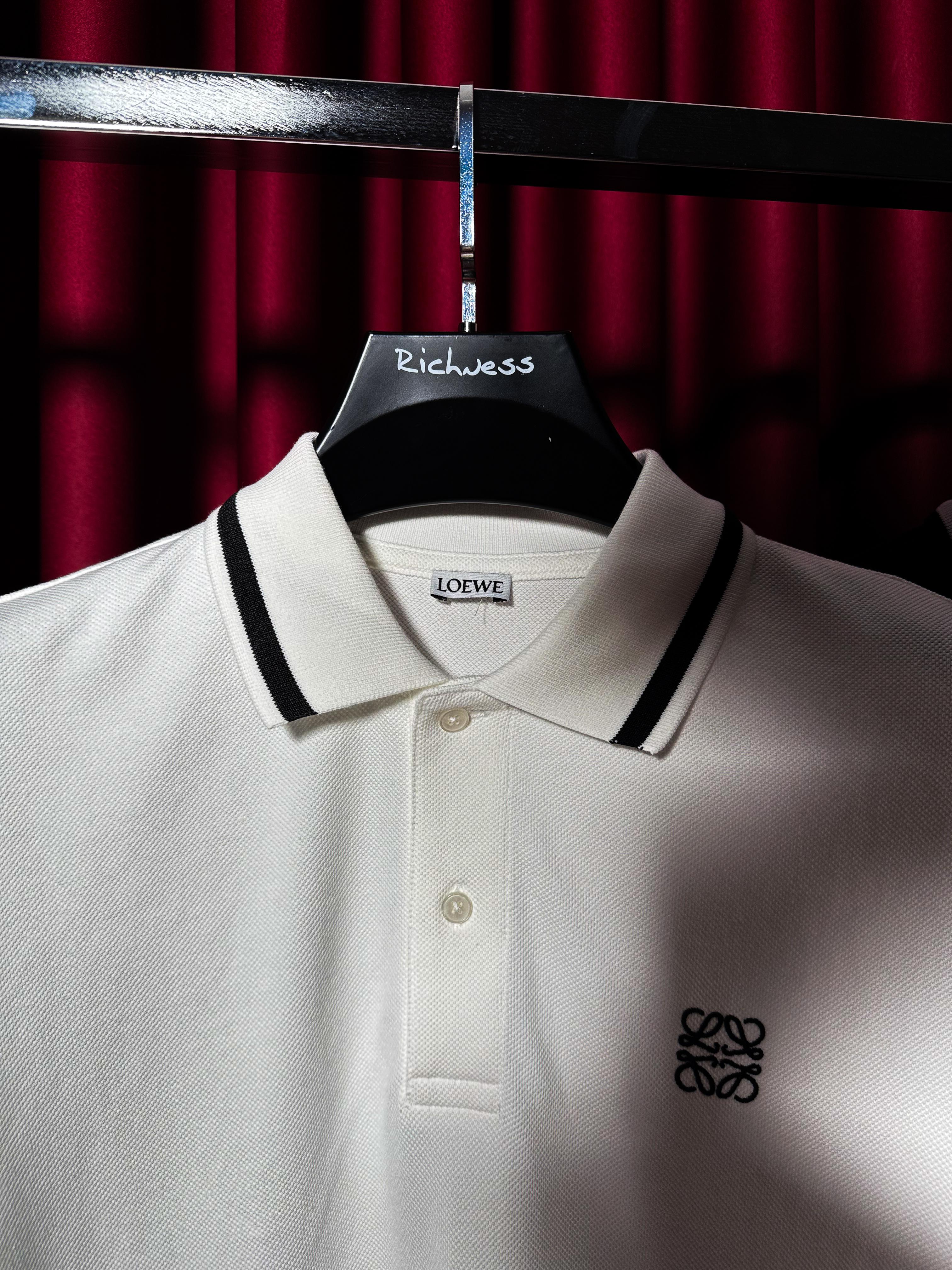 Nakış Logo Detaylı Beyaz Erkek Polo T-shirt
