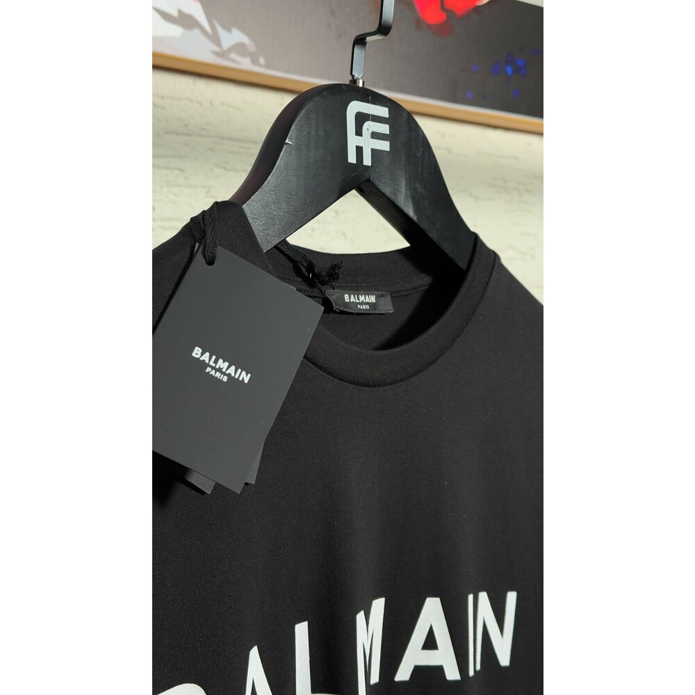 Klasik Logo Detaylı Siyah Erkek T-shirt