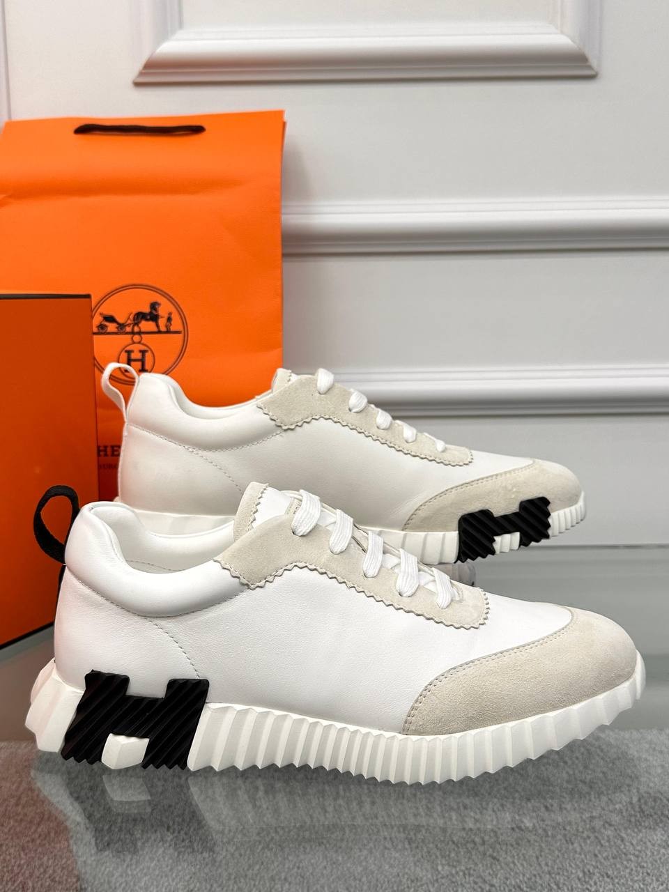 Logo Detaylı Beyaz Erkek Sneaker