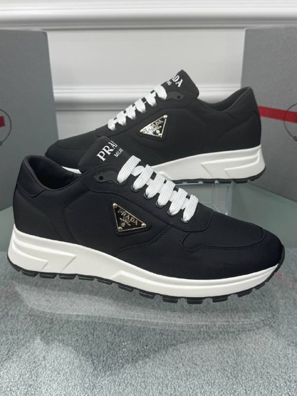 Logo Detaylı Kumaş Erkek Sneakers