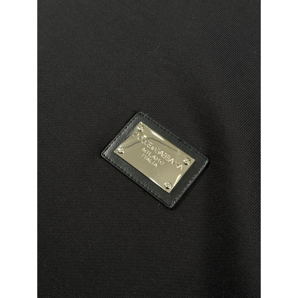 Metal Plaka Logolu Erkek Sweatshirt