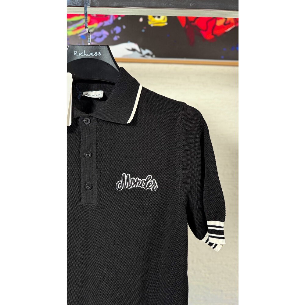 Nakış Logo Detaylı Triko Polo T-shirt