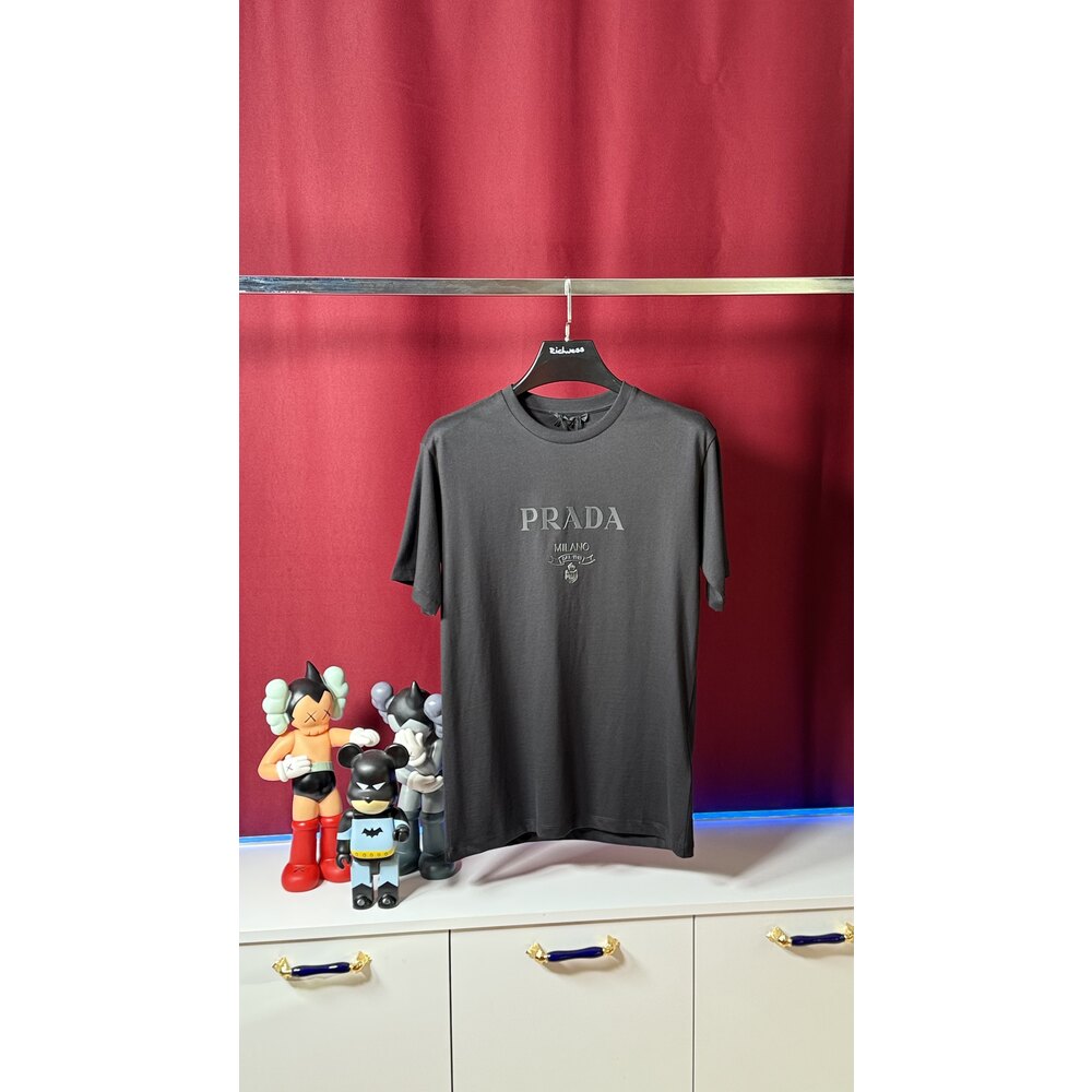 Logo Baskılı Siyah Erkek T-shirt NW