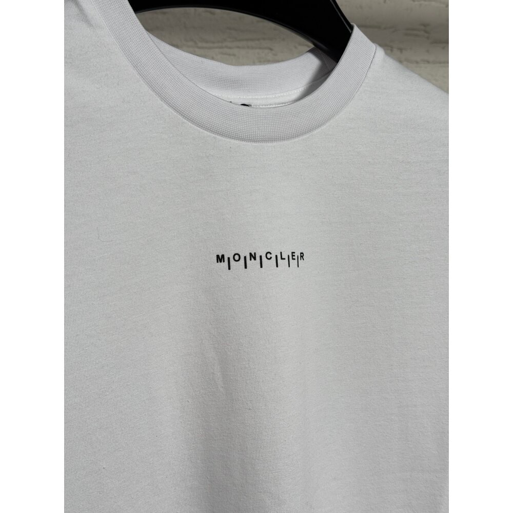 Logo Baskılı Beyaz Erkek T-shirt