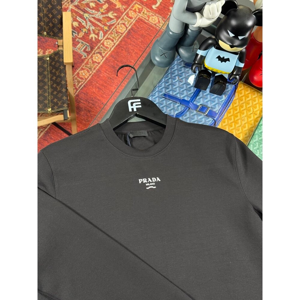 Arkada Metal Logo Detaylı Erkek Merserize Sweatshirt