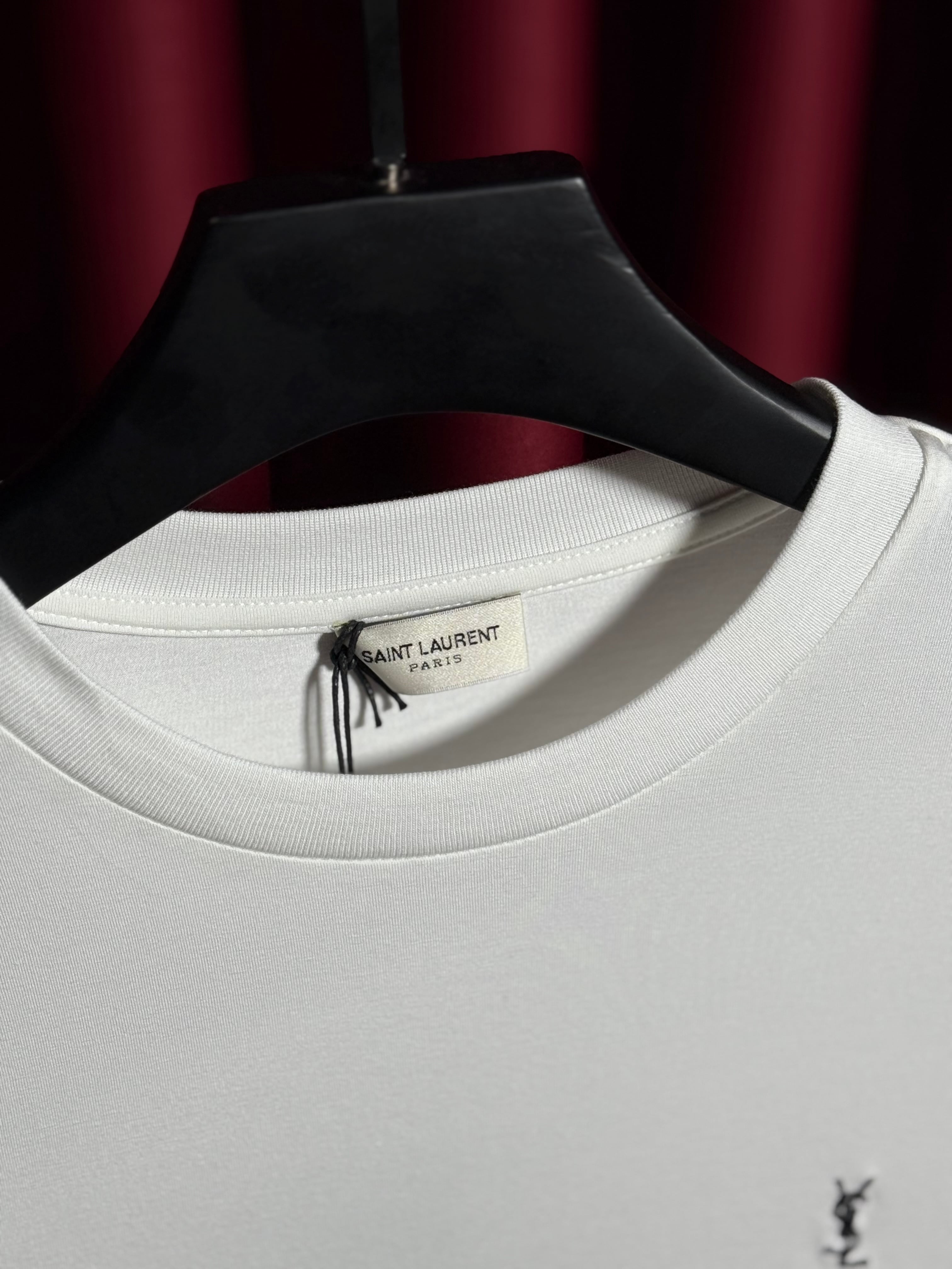 Nakış Logo Detaylı Beyaz Erkek T-shirt